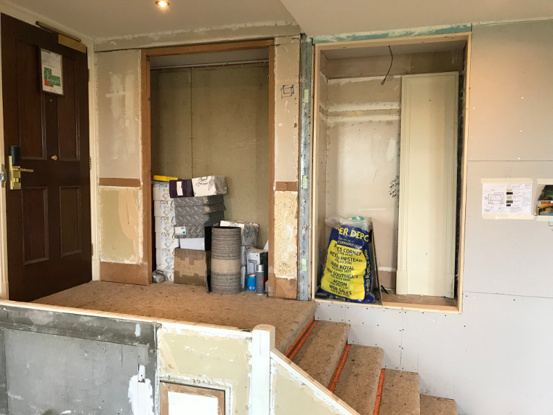 before-full-room-refurbishment-london-kensington-area